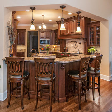 Kitchen of The Jasper Hill Plan #5020 by Donald Gardner Architects