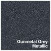 Gunmetal Metallic 32" Round Brezza Wall Mirror