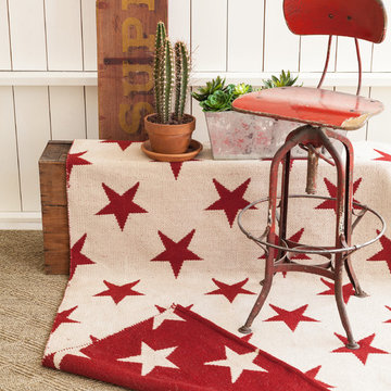 Indoor-Outdoor-Teppich mit Sternen Dash & Albert Star