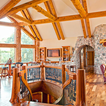 Erin, Wisconsin Project by Wisconsin Log Homes - www.wisconsinloghomes.com