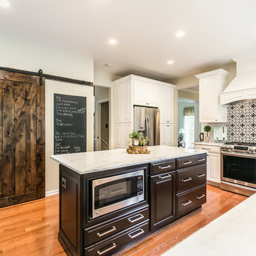 Transitional Kitchen with a Unique Flare