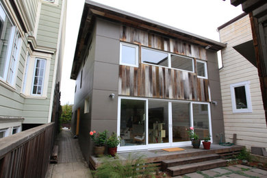 Inspiration for a contemporary home design remodel in San Francisco