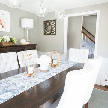 A Neutral Dining Room