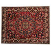Old Red Persian Bakhtiari 100% Wool, Hand-Knotted Oriental Rug