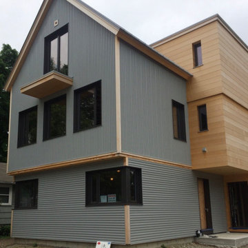 In Construction: A Modern Home in the Boston Suburbs