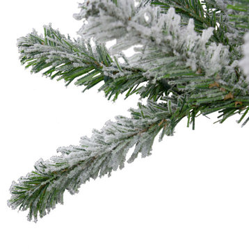 6' Flocked Alpine Artificial Christmas Tree, Unlit