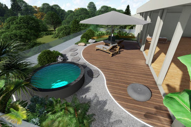 Photo of a tropical landscaping in Other.