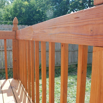Pressure Treated Deck Stain Project Start to Finish