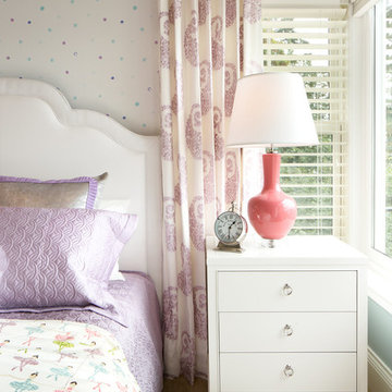 Purple & Light Blue Girl's Bedroom
