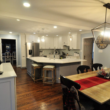 Transitional Kitchen Remodel Done With New Cabinets