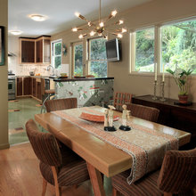 mid century kitchens