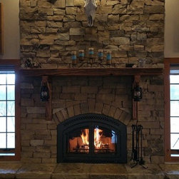 Stone Fireplace - Home Decor