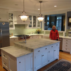 VT White Danby marble - Kitchen Countertops