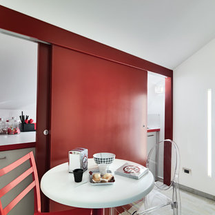 75 Beautiful Kitchen With Red Cabinets And Laminate Countertops