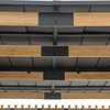 Sunjoy 10 ft. x 11 ft. Cedar Frame with Aluminum Roof Gazebo Pergola