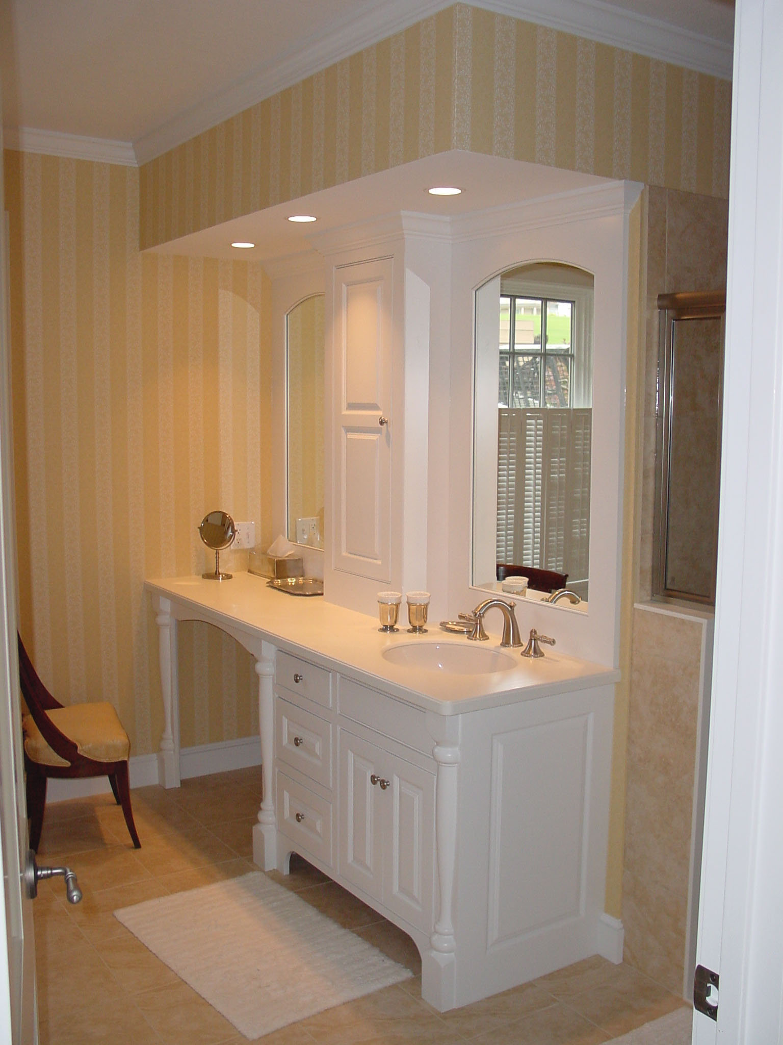 Bathroom Vanity & Makeup Area