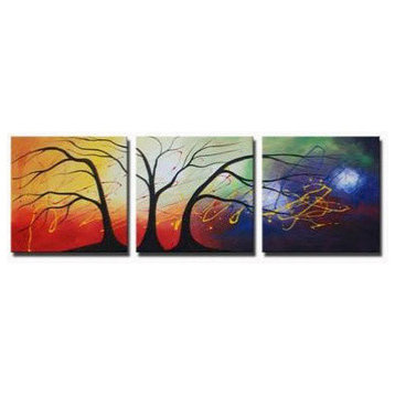 Cosmic Trees, Wall Tapestry, 20"x60"