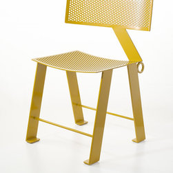 Metal Bistro Chair - Klein Art Fab - Dining Chairs