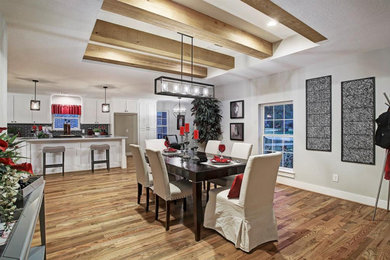 Elegant dining room photo in Houston