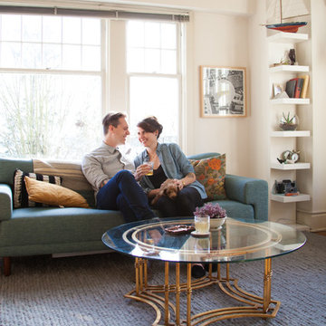 My Houzz: Bright and Airy Apartment Beats the Seattle Grey