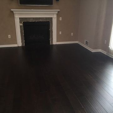 Keenan Family room makeover featuring Hallmark Floors Silverado Collection: Stou