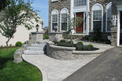 Mountain style home design photo in Baltimore