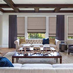 Color Lux Window Solutions Classic Roman Drapery - Roman Shades