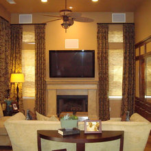 TV ABOVE FIREPLACE