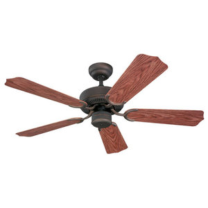 Maksim Collection 36 Ceiling Fan Brushed Nickel Wench Wood Blades