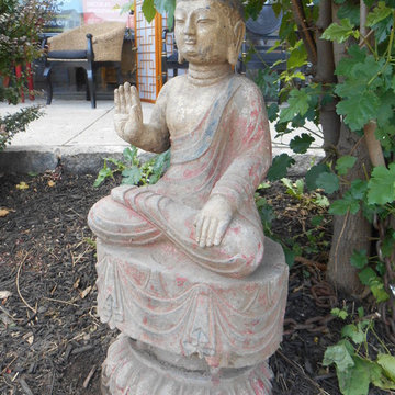 Buddha's in the garden.