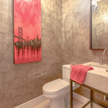 Rustic Lux Powder Room