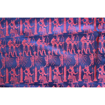 Consigned: Egyptian Motif Silk Fabric