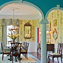 Teal wall
