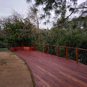 Tigerwood Hillside Deck, Pasadena