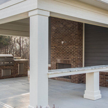 Poolside Pavilion & Carriage House with Golf Simulator