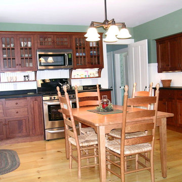 Cherry and Soapstone Kitchen
