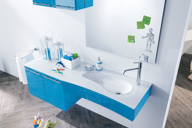 Foto di una stanza da bagno contemporanea