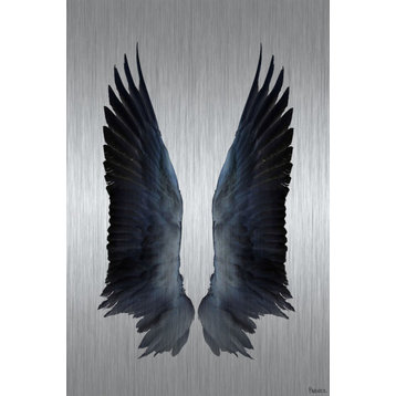 "Black Wings" Print on Brushed Aluminum, 30"x45"