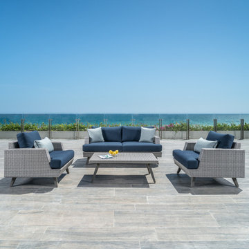 Portofino™ Casual 4pc Loveseat Group - Laguna Blue