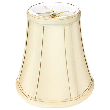 Royal Designs True Bell Basic Lamp Shade, Flame Clip Fitter, Beige, Single