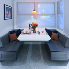 kitchen banquet seating