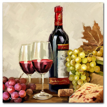 The Macneil Studio 'Vintage Wine' Canvas Art, 24"x24"