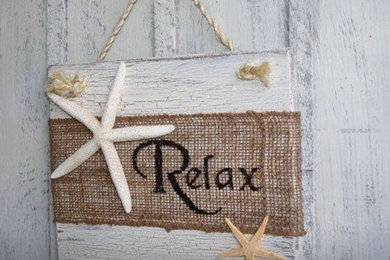 Nautical wood decor. NFS