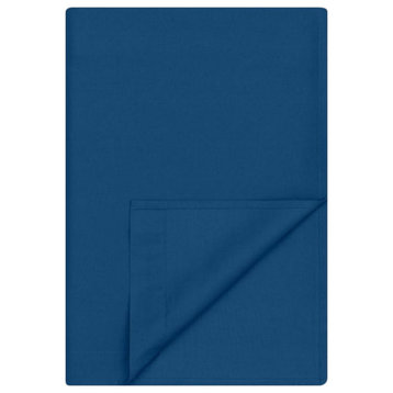 Morris Blue Flat Sheet Queen