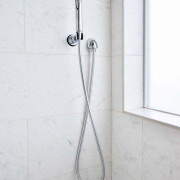 Warm Contemporary Master Bathroom