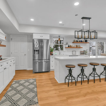 Contemporary & Timeless White Kitchen