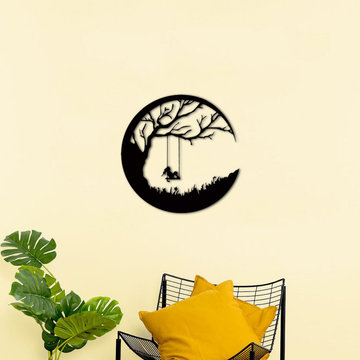Girl on the Swing Wall Art