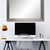 Industrial Modern Home Accent Wall Mirror 32''"x36''