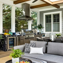 outdoor kitchen