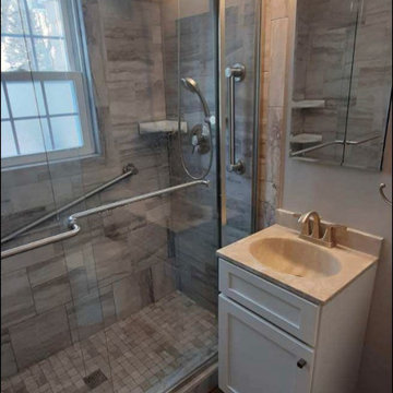 Beige Tile Shower